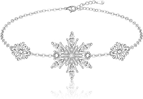 Flamingo Bracelet Horse Flamingo Bracelets for Women Christmas Tree Snowflake Sterling Silver Rose Gold Pink Flamingos Jewelry