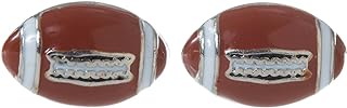 Artisan Owl - Football Stud Earrings