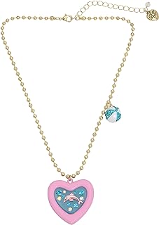 Betsey Johnson Womens Dolphin Pool Pendant Necklace