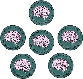 Sturdy Zinc Alloy Pin-Clasp Cowboy Brooch Pins - Fashionable Backpack, Jacket, Hat Decorations - Ideal Gift Pack for Friends and Family (6 Pack)