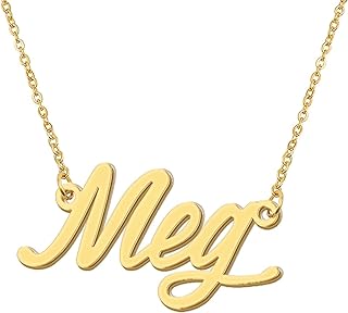 Custom Aoloshow Gold-Plated Stainless Steel Name Choker Necklace with Lobster-Claw Clasp & Cable Chain