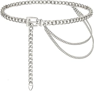 Chunky Gold Waist Chain Belt - Premium Alloy Material, Adjustable Fit for Women & Girls - Versatile Accessory with Unique Punk/Casual Design - Ideal for Parties, Events and Daily Use