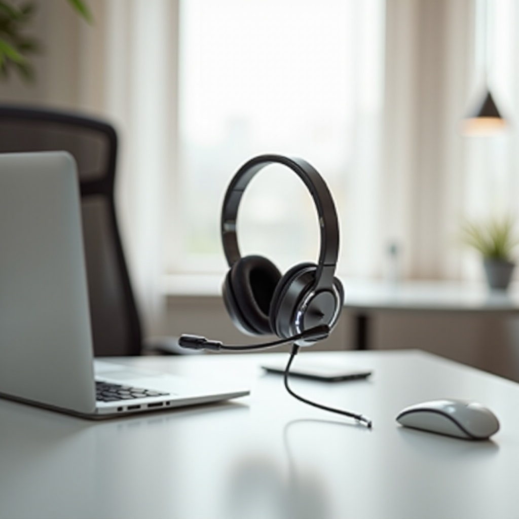 work from home headset with microphone wireless