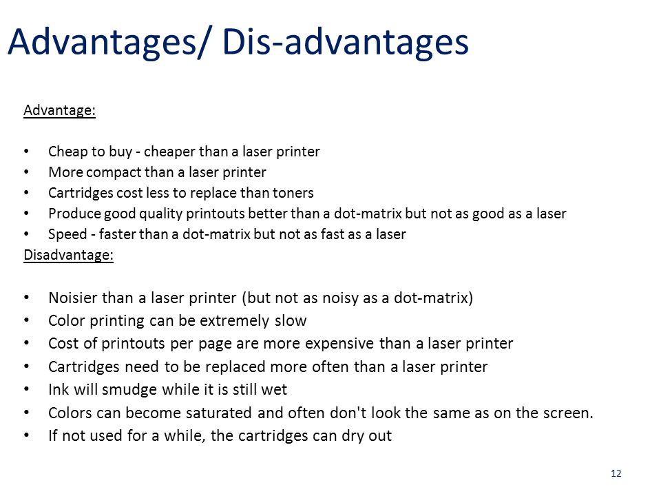 A Comprehensive Overview: Different Types of Printers, Their Advantages, And Disadvantages