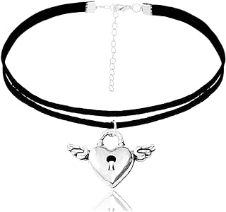 Handmade Native American Gothic Choker Necklace with Durable Metal Chain for Women and Men, PU Leather Bohemian Design