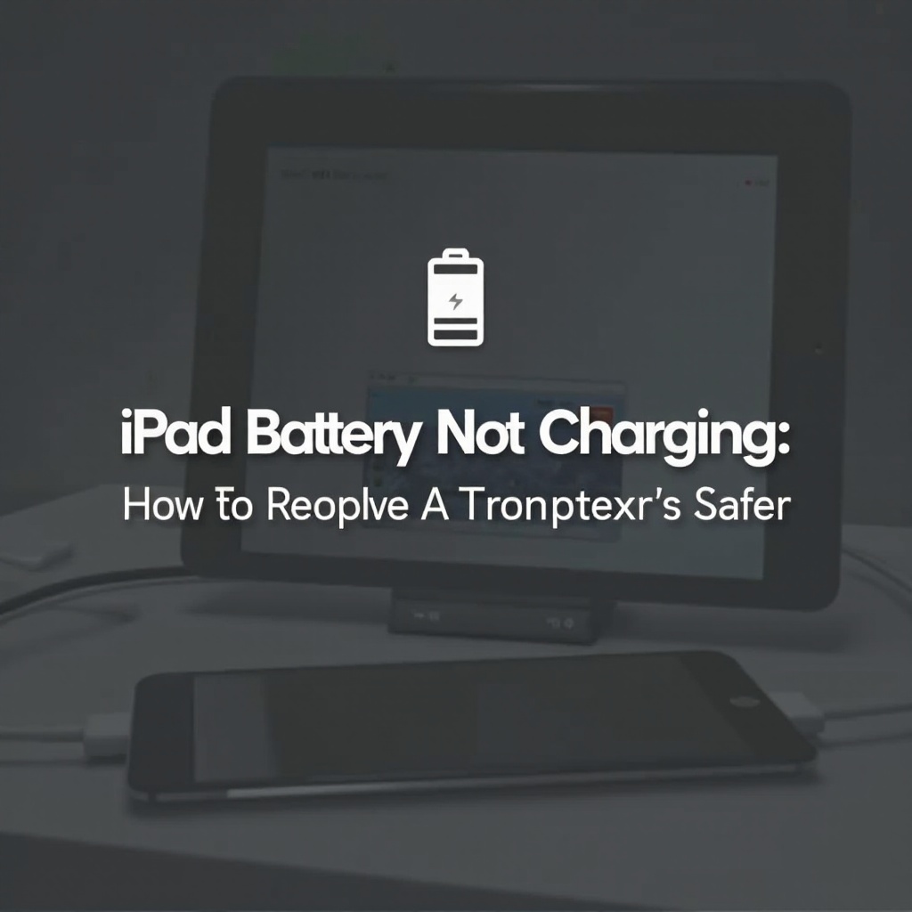 Batterie iPad 3 ne charge plus : Solutions efficaces