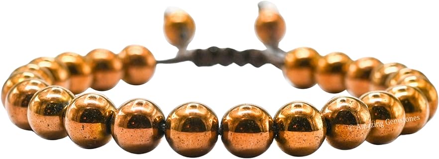 Crystal Bracelet for Women Men Unisex Chakra Bracelets, A+ Grade Adjustable 8mm Healing Crystal Stone Beaded Bracelet