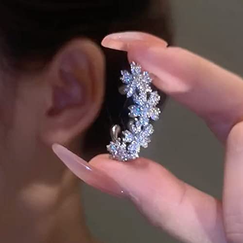 2PCS Women's Clip-On Earrings Hook Without Pierced