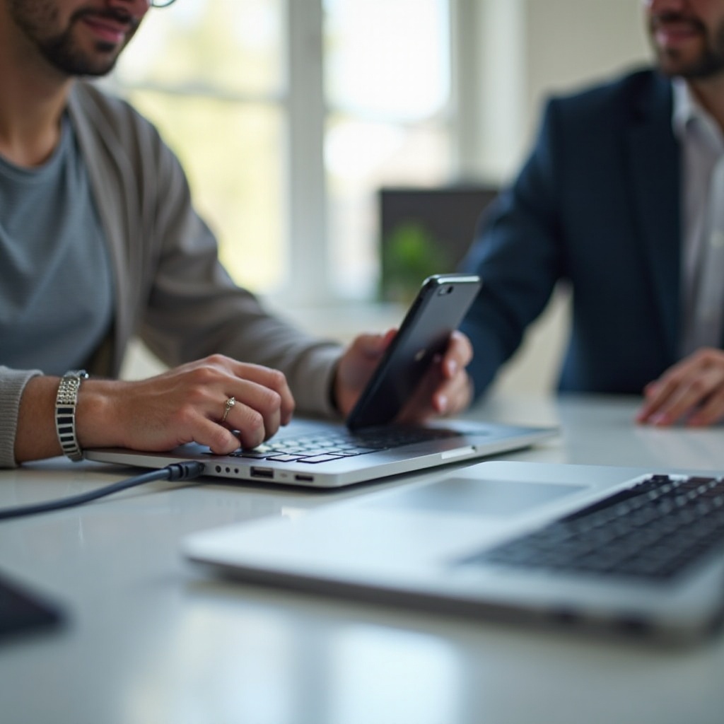 handy mit laptop steuern