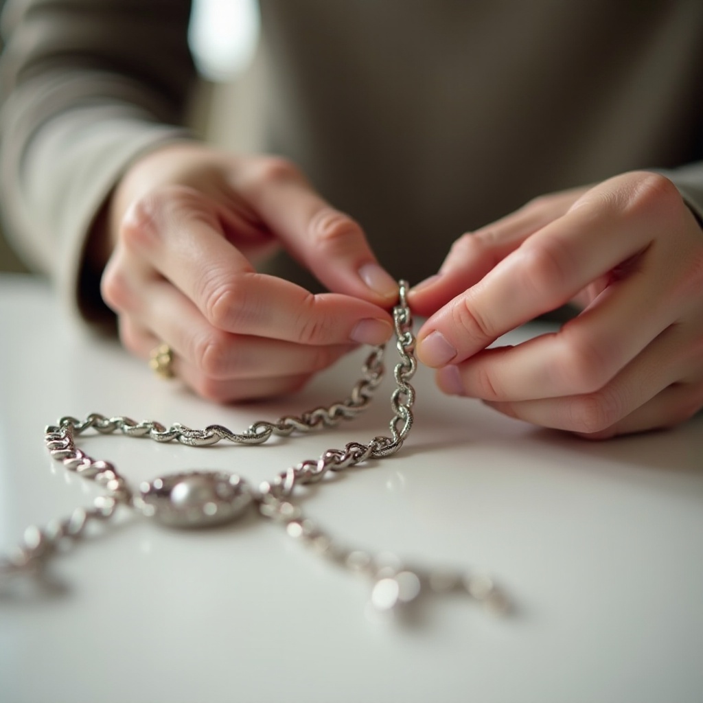 how to detangle a necklace