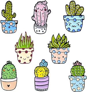 FLYPARTY Whimsical Animal and Plant Alloy Enamel Brooch Set with Butterfly Clasp, Fun Badge Accessory for Apparel & Backpacks, Ideal Party & Christmas Gift