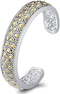Antique Dragon Scale Bangle with Snake Chain, Hardy Jewelry Brand, Alloy Clasp - Elegant & Durable Cuff Bracelet for Women, a Perfect Mother's Day Gift, Fashioned in China