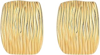 Sylph Gold Triangle Earrings Minimalist Geometric Stud