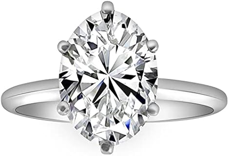 P3 POMPEII3 Certified 2.18CT Platinum Oval Diamond Engagement Ring Lab Grown - Size 7