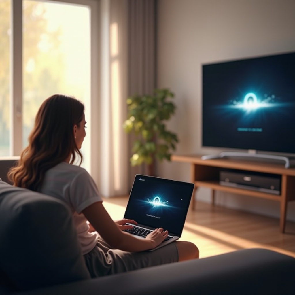 pc mit tv verbinden über wlan