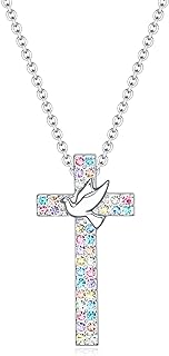 luomart Cross Necklace Gifts for Girls,Women Cross Necklaces Gifts Religious Pendant Christian Jewelry