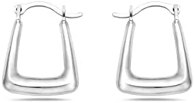 14K Solid Gold French Lock Hoop Earrings - Jewelry for Women And Girls - Small Hoop Earrings