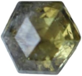 4.3x3.8mm Yellow Hexagon Shield Cut Diamond Engagement Ring, 0.30 Ct Natural Loose Earth Mined Gem from India