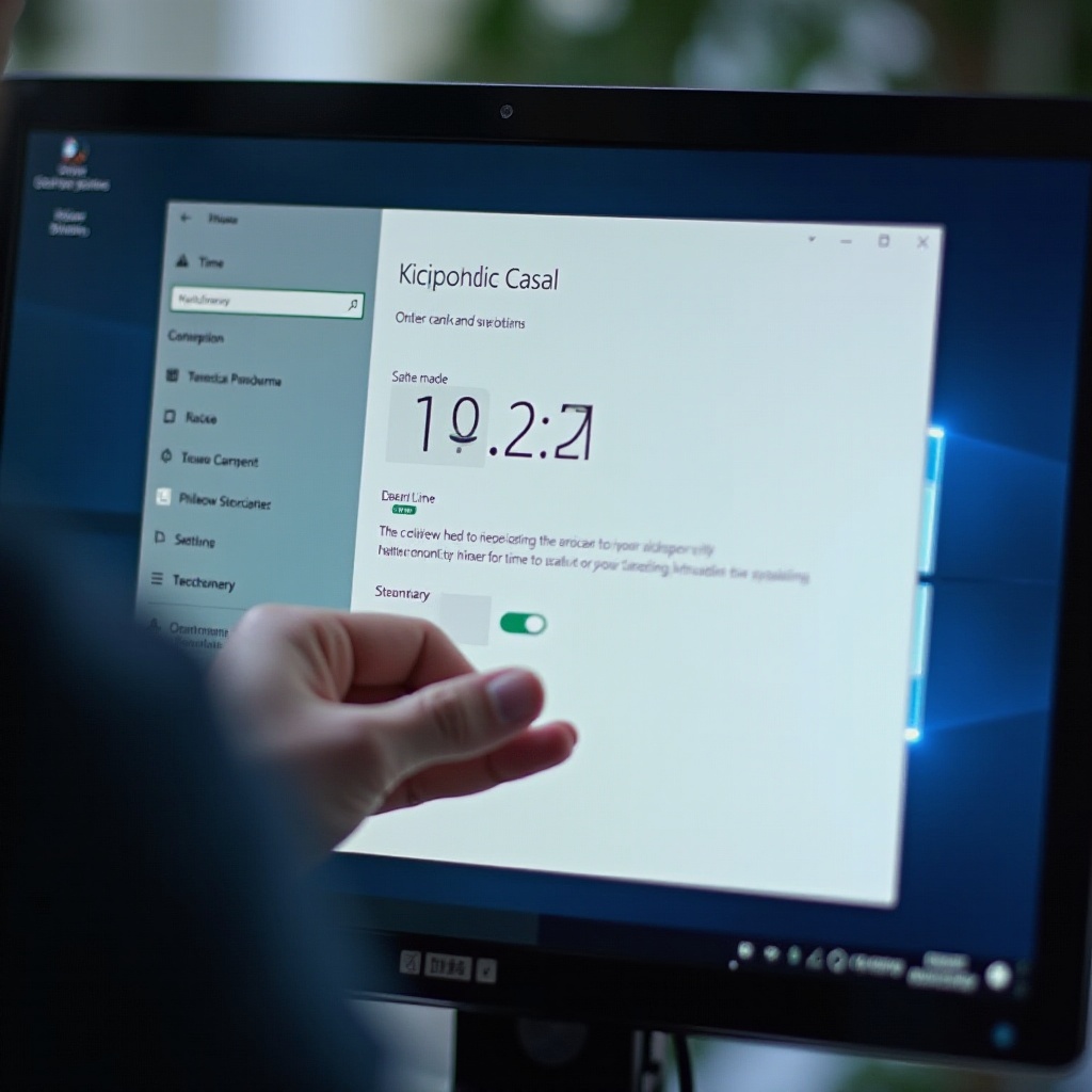 wie kann ich die systemzeit eines computers einstellen