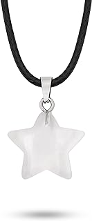 Sacina Gothic Boho Star Necklace, Star Necklace Y2k, White Nature Stone Star Pendant, Boho Necklace, Gothic Necklace, Y2k Necklaces, Christmas New Year Jewelry Gift For Women