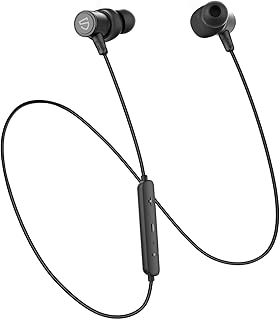 SoundPEATS Bluetooth Kopfhörer mit aptX HD und Bluetooth 5.2, Magnetische Ohrhörer, 12 Std. Spielzeit, Wasserdichtes IPX5, Ideal für Sport und Outdoor-Aktivitäten