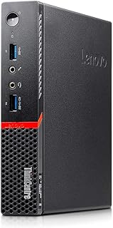 Lenovo ThinkCentre M900 Tiny Business PC, Intel i5 6500T Quad-Core 2.5GHz, 8GB RAM, 256GB SSD, HD Graphics 530, Windows 10 Pro, Generalüberholt für Berufliche Anwendungen