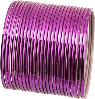 Touchstone Indian Bollywood Fashion Handcrafted Exotic Golden Flakes Fabulous Vintage Textured Colors Golden Glitters Rhinestones Designer Jewelry Bangle Bracelets In Gold Tone For Women.