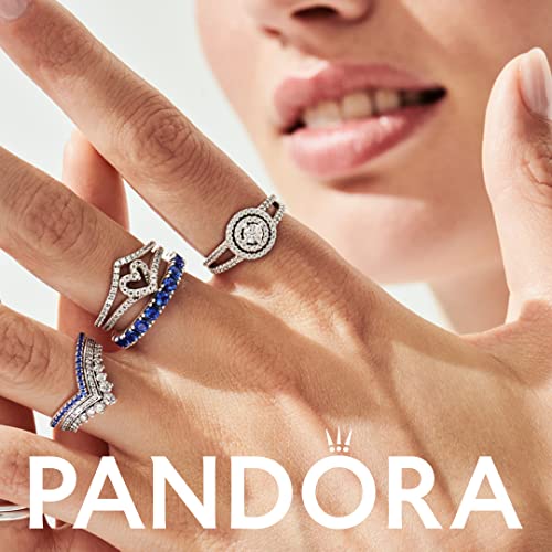 Pandora Timeless Wish Sparkling Heart Ring - Perfect Jewelry Gift for Women - Hand-Finished 14k Gold-Plated Shine with Cubic Zirconia