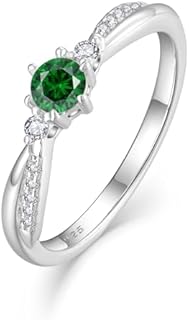 Romantic Infinity Promise Ring in 925 Sterling Silver with AAA Cubic Zirconia for Women - Timeless Birthstone Detailing - Perfect Engagement or Anniversary Jewelry