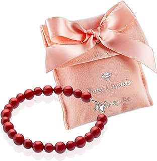 Red Bracelets for Girls - Red bracelet for protection, High end European simulated Red Pearls, – Best Birthday Gifts