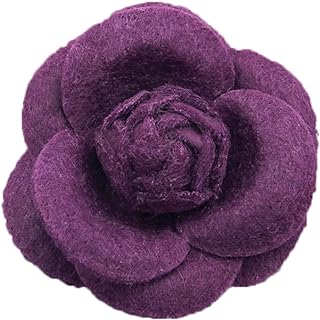 Elegant Rose Flower Wool Fabric Brooch Pin for Women Girls Camellia Floral Pins Clip Lapel Shawl Dress Corsage Brooches Pins Vintage Jewelry Mother's Day Gifts