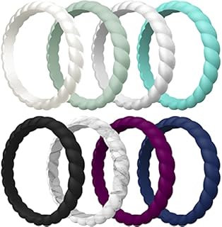 Teal Silicone Wedding Ring for Women with Comfortable Design - Ideal for Active Lifestyles & Heavy Duties