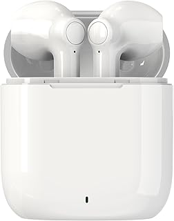 Denver TWE-39W True-Wireless Bluetooth Ohrhörer mit Mikrofon, Ladebox und Schnellladefunktion, Weiß – Ideal für Musik und Anrufe unterwegs oder im Homeoffice