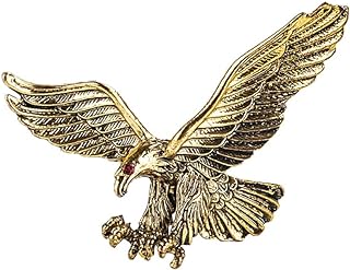 Vintage Hawk Brooch Pin for Men Women,Animal Eagle Suit Pin,Rhinestone Hawk Lapel Pin Badge Pin Party Nightclub Jewelry