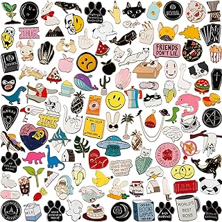 Mixed Style Enamel Brooch Pin Set, Cute Brooches Pins Jewelry Accessories Decoration Gift for Clothing Bags Jackets