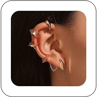 Punk Devil Dragon Claw Ear Cuff Earring Gothic Claw Cuff Earrings Gold Devil Claw Wrap Earrings Vintage Cartilage Ear Wrap Earrings for Women and Teen Girls
