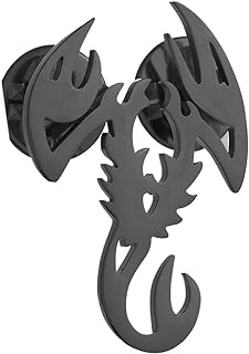 Stainless Steel Scorpion Brooch with Pin Clasp, Unisex Jewelry With Innovative Insect Design