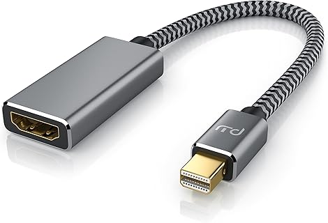 CSL-Computer Mini DisplayPort zu HDMI 4K Adapter für Laptops und Monitore, unterstützt 4K@60Hz, Audio- und Videoübertragung. Ideal für ältere Geräte und Projektoren