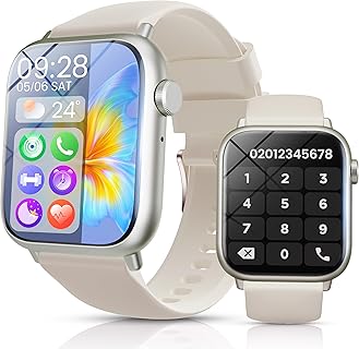 2024年医療用超軽量スマートウォッチ1.85インチ大画面とBluetooth通話対応、120種運動モード搭載。女性へのギフトに最適