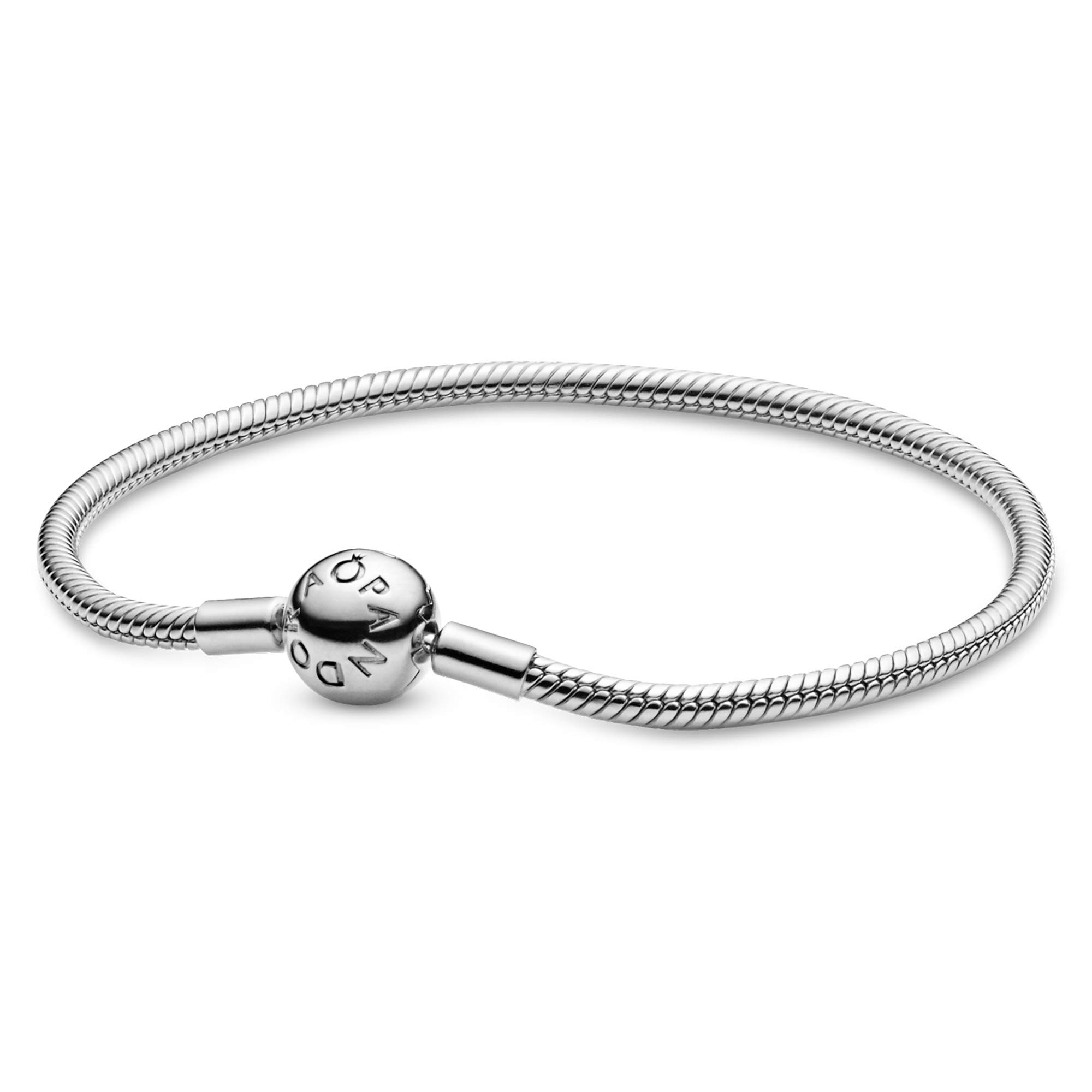 Pandora Moments Snake Chain Bracelet - Compatible Moments Charms - Charm Bracelet for Women