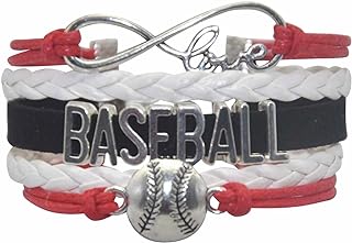 Vikitoriously Youth Baseball Bracelet - Baseball Jewelry Baseball Charm Bracelet For Women,Men,Girls,Boys,Baseball Team Themed Gifts Bulk
