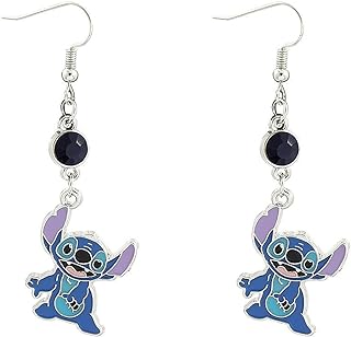 Stitch Earrings for Girls Ohana Means Family Stitch for Scrump Earrings Birthday Gift for Daughter Granddaughter