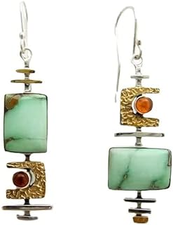 Sterling Silver French Wire Unique Pink Flower Acrylic Dangle Earrings for Women and Girls - Summer Beach Design