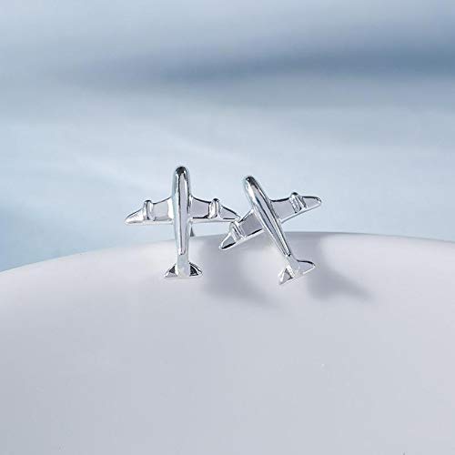 Tiny Airplane Stud Earrings Cute Aircraft Frog Fox Giraffe Earrings for Women Men Girls