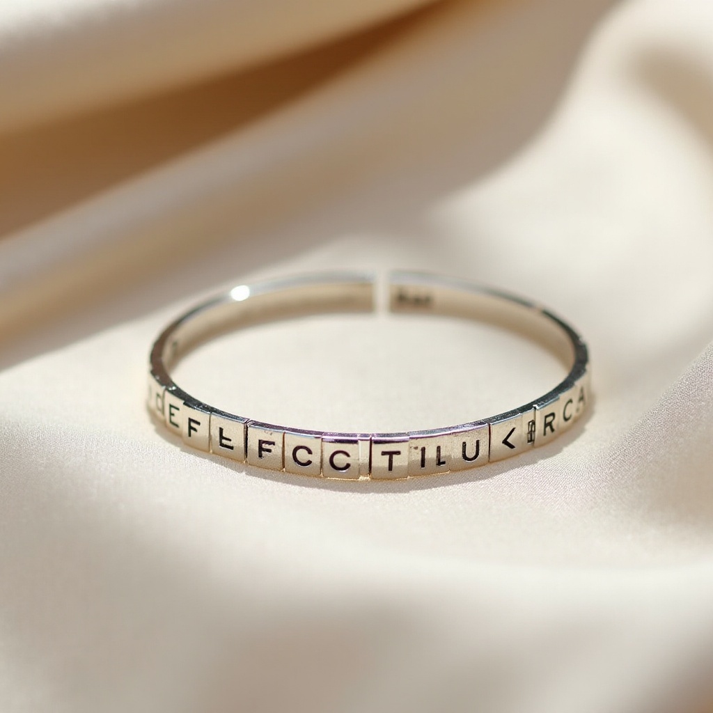 Silberarmband mit Buchstaben: Stilvoll & Persönlich