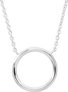 Silpada 'Karma' Open Circle Necklace in Sterling Silver, 18" + 2"