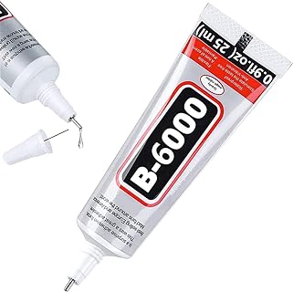 Btbtuu B6000 Jewelry Glue for Artisan Craft - Clear Rhinestone, Inlay & Pendant Adhesive - Fast Drying, Non-Toxic 25g Gel – Perfect for Metal, Glass, Ceramics & Wood