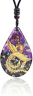 Day Day Up Phoenix Pendant For Women Orgonite Necklace Energy | Fire Bird Of New Beginnings Jewelry Green Aventurine Healing Crystals Necklace (7)