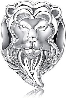 Brave Lion King 925 Sterling Silver Charm Bead For Pandora & Similar Charm Bracelets or Necklaces