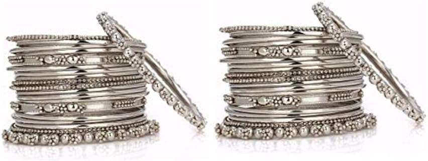 Efulgenz Boho Vintage Antique Ethnic Gypsy Tribal Indian Oxidized Box Chain Bangle Bracelets - Copper Metal, No Gemstone, 2.62 inches Diameter